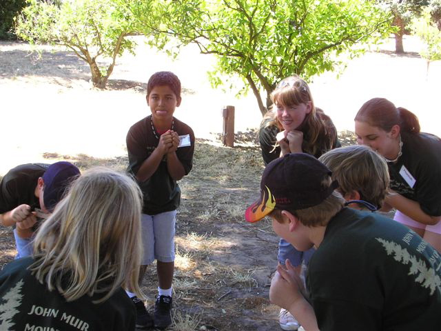 Campers playing Arootasha