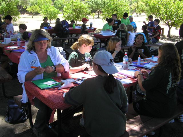 Art project with artist Susan Barry