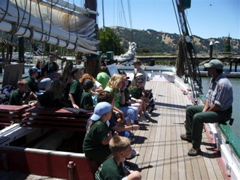 Captain Al explains what a scow schooner is