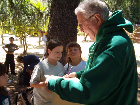 Ross Hanna Muir's Grandson with campers